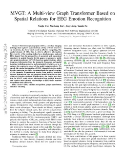 MVGT: A Multi-view Graph Transformer Based on Spatial Relations for EEG Emotion Recognition