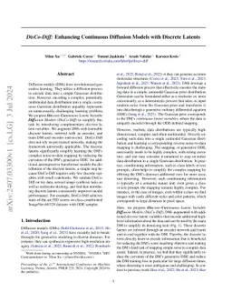 DisCo-Diff: Enhancing Continuous Diffusion Models with Discrete Latents