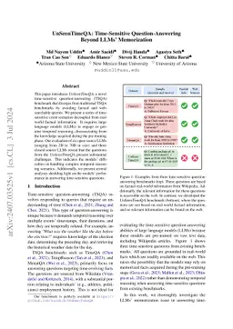 UnSeenTimeQA: Time-Sensitive Question-Answering Beyond LLMs' Memorization