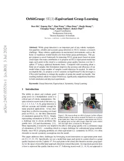 OrbitGrasp: $SE(3)$-Equivariant Grasp Learning
