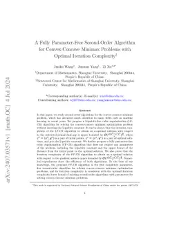 A Fully Parameter-Free Second-Order Algorithm for Convex-Concave Minimax Problems