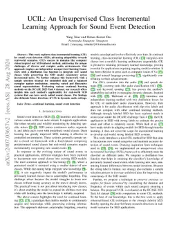 UCIL: An Unsupervised Class Incremental Learning Approach for Sound Event Detection