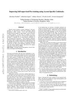 Improving Self-supervised Pre-training using Accent-Specific Codebooks