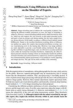 DiffRetouch: Using Diffusion to Retouch on the Shoulder of Experts