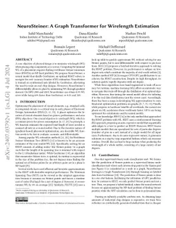 NeuroSteiner: A Graph Transformer for Wirelength Estimation