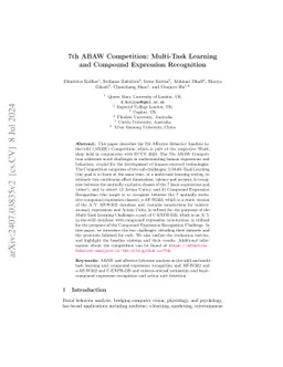 7th ABAW Competition: Multi-Task Learning and Compound Expression
  Recognition