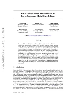 Uncertainty-Guided Likelihood Tree Search