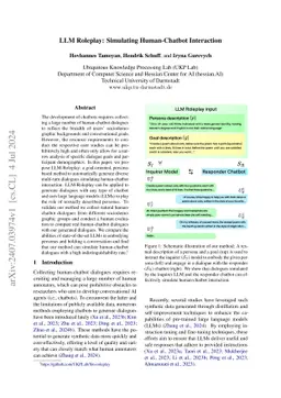 LLM Roleplay: Simulating Human-Chatbot Interaction