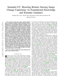 Semantic-CC: Boosting Remote Sensing Image Change Captioning via
  Foundational Knowledge and Semantic Guidance
