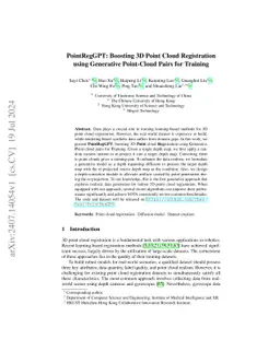 PointRegGPT: Boosting 3D Point Cloud Registration using Generative
  Point-Cloud Pairs for Training