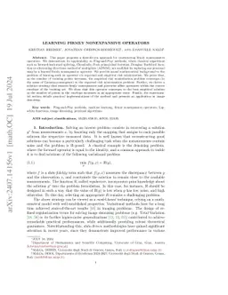 Learning Firmly Nonexpansive Operators