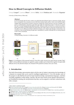 How to Blend Concepts in Diffusion Models