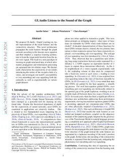 GLAudio Listens to the Sound of the Graph