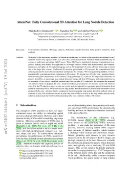 AttentNet: Fully Convolutional 3D Attention for Lung Nodule Detection