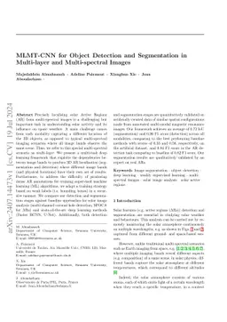 MLMT-CNN for Object Detection and Segmentation in Multi-layer and
  Multi-spectral Images