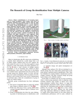The Research of Group Re-identification from Multiple Cameras
