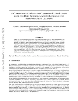 A Comprehensive Guide to Combining R and Python code for Data Science,
  Machine Learning and Reinforcement Learning