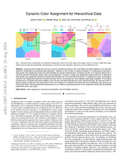 Dynamic Color Assignment for Hierarchical Data