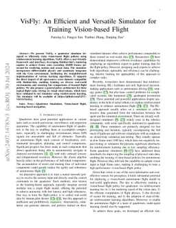 VisFly: An Efficient and Versatile Simulator for Training Vision-based
  Flight