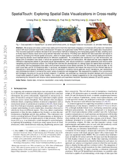 SpatialTouch: Exploring Spatial Data Visualizations in Cross-reality