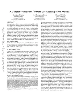 A General Framework for Data-Use Auditing of ML Models