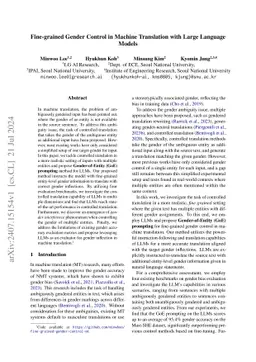 Fine-grained Gender Control in Machine Translation with Large Language
  Models