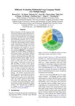 MIBench: Evaluating Multimodal Large Language Models over Multiple
  Images
