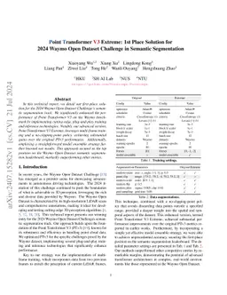 Point Transformer V3 Extreme: 1st Place Solution for 2024 Waymo Open
  Dataset Challenge in Semantic Segmentation