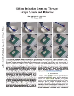 Offline Imitation Learning Through Graph Search and Retrieval