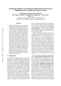 Developing a Reliable, Fast, General-Purpose Hallucination Detection and Mitigation Service