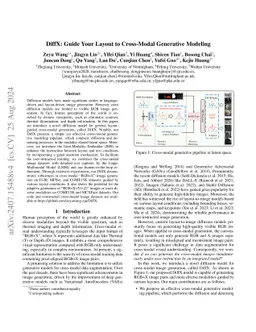 DiffX: Guide Your Layout to Cross-Modal Generative Modeling