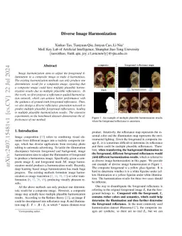 Diverse Image Harmonization