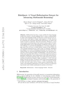 HaloQuest: A Visual Hallucination Dataset for Advancing Multimodal
  Reasoning
