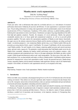 Mamba meets crack segmentation