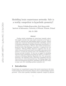 Modelling brain connectomes networks: Solv is a worthy competitor to
  hyperbolic geometry!