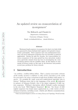 An updated review on cross-correlation of m-sequences