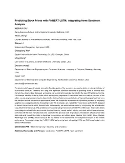 Predicting Stock Prices with FinBERT-LSTM: Integrating News Sentiment
  Analysis