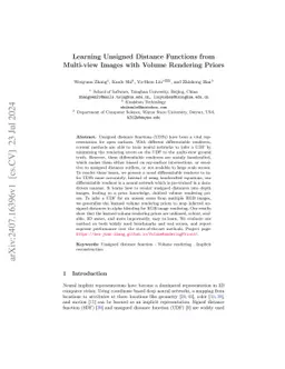 VRP-UDF: Towards Unbiased Learning of Unsigned Distance Functions from Multi-view Images with Volume Rendering Priors