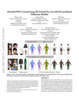 DreamVTON: Customizing 3D Virtual Try-on with Personalized Diffusion
  Models