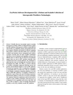 ExaWorks Software Development Kit: A Robust and Scalable Collection of
  Interoperable Workflow Technologies