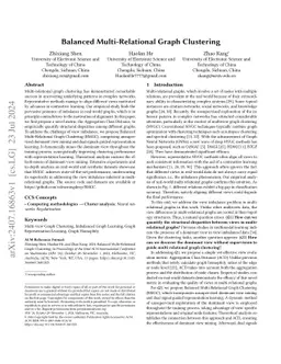 Balanced Multi-Relational Graph Clustering