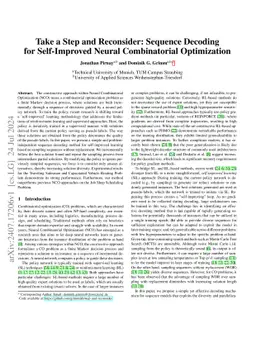 Take a Step and Reconsider: Sequence Decoding for Self-Improved Neural
  Combinatorial Optimization