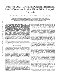 Enhanced SMC$^2$: Leveraging Gradient Information from Differentiable
  Particle Filters Within Langevin Proposals