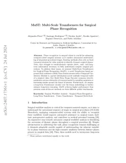 MuST: Multi-Scale Transformers for Surgical Phase Recognition