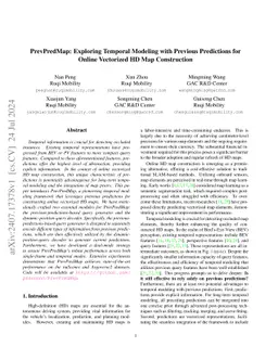 PrevPredMap: Exploring Temporal Modeling with Previous Predictions for
  Online Vectorized HD Map Construction