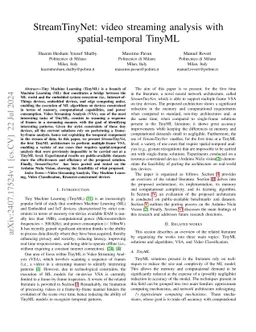 StreamTinyNet: video streaming analysis with spatial-temporal TinyML
