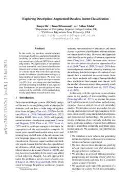 Exploring Description-Augmented Dataless Intent Classification