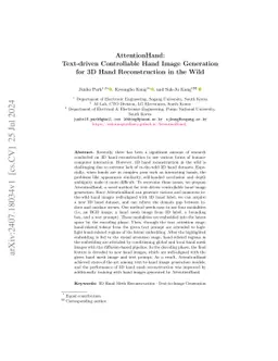 AttentionHand: Text-driven Controllable Hand Image Generation for 3D
  Hand Reconstruction in the Wild