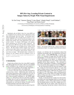 BIV-Priv-Seg: Locating Private Content in Images Taken by People With Visual Impairments