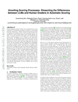 Unveiling Scoring Processes: Dissecting the Differences between LLMs and Human Graders in Automatic Scoring